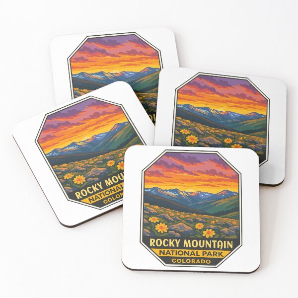 Item preview, Rocky Mountain National Park Colorado Sticker designed and sold by Ismeal Von.