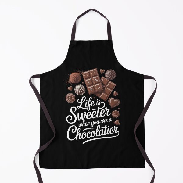 Item preview, Life Is Sweeter When You Are A Chocolatier Quote designed and sold by PunkNation-Arts.