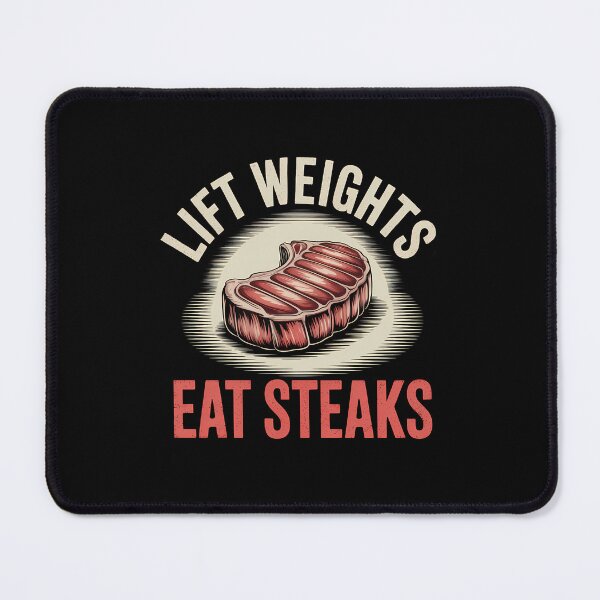 Item preview, Lift Weights Eat Steaks designed and sold by PunkNation-Arts.