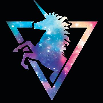 Artwork thumbnail, Galaxy Unicorn by Peregrine Jazmin