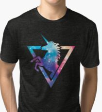 Galaxy Unicorn Tri-blend T-Shirt