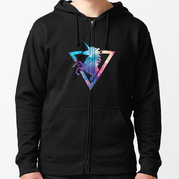Galaxy Unicorn Zipped Hoodie