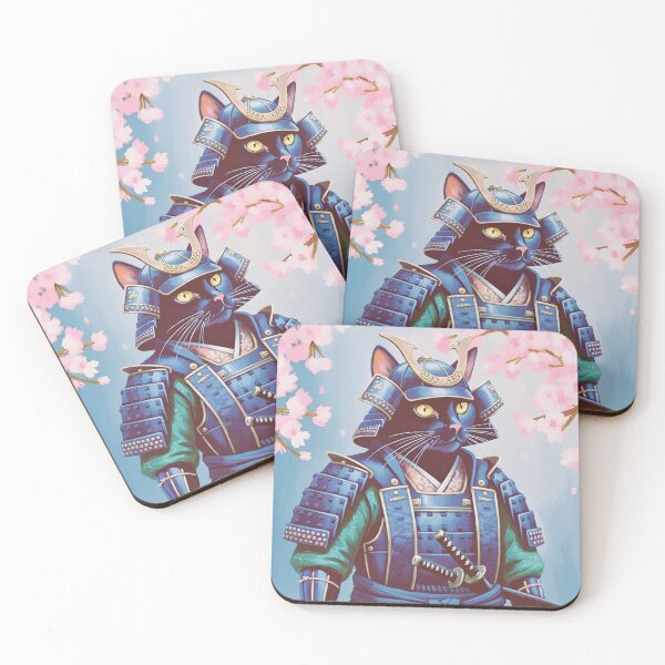 Item preview, Armored Cat Samurai: Your Ultimate Guardian designed and sold by Naturich.