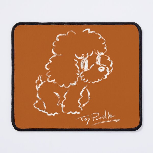 Item preview, Simple sketch of a Toy Poodle walking designed and sold by Toru Sanogawa.