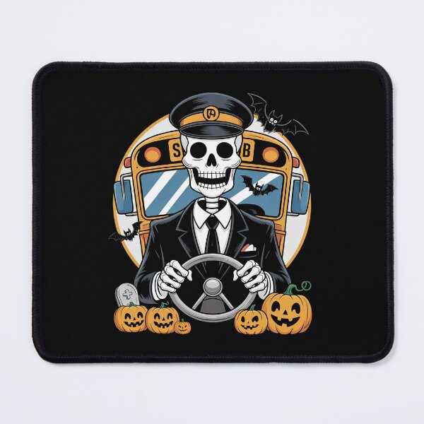 Item preview, Halloween Skeleton School Bus Driver 1 designed and sold by MathisBellanger.
