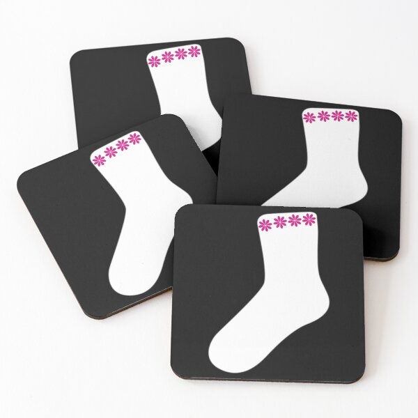 Item preview, 2319 Pink Flowers Sock Meme – Funny Design designed and sold by GEEK_out.