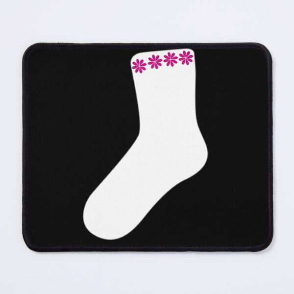 Item preview, 2319 Pink Flowers Sock Meme – Funny Design designed and sold by GEEK_out.