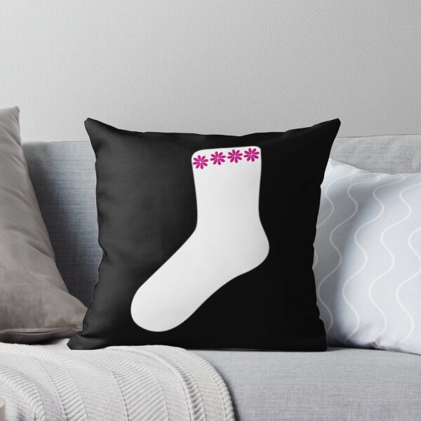 Item preview, 2319 Pink Flowers Sock Meme – Funny Design designed and sold by GEEK_out.