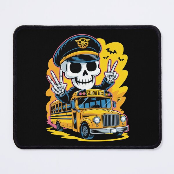 Item preview, Halloween Skeleton School Bus Driver 4 designed and sold by MathisBellanger.