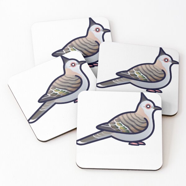 Item preview, Crested Pigeon (Right facing) designed and sold by mitsun.