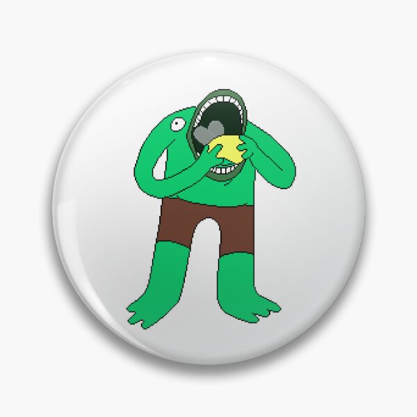 Item preview, Mr. Frog Eating the Bug - Smiling Friends Pixel Art designed and sold by MaddieMade.