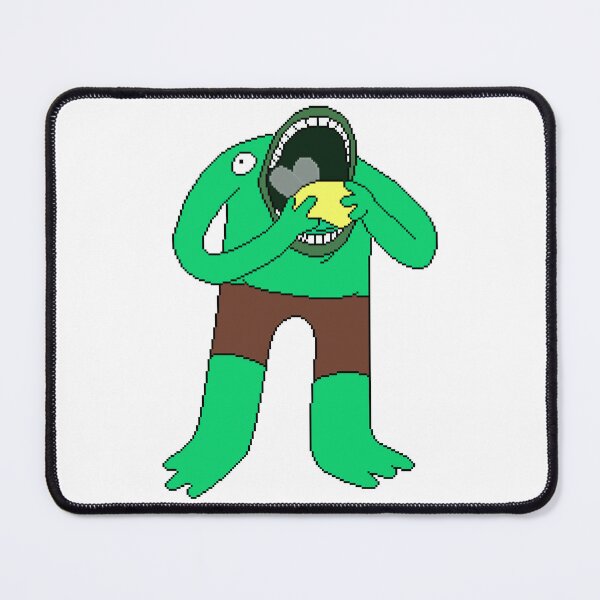 Item preview, Mr. Frog Eating the Bug - Smiling Friends Pixel Art designed and sold by MaddieMade.