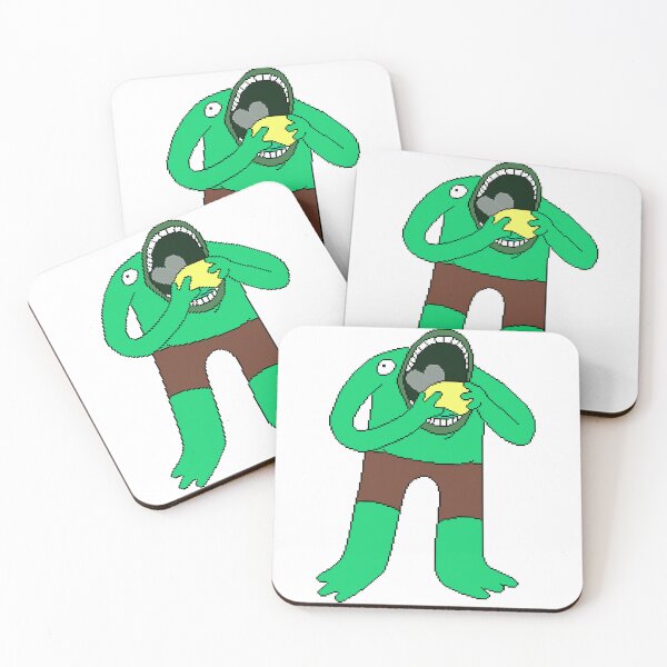 Item preview, Mr. Frog Eating the Bug - Smiling Friends Pixel Art designed and sold by MaddieMade.