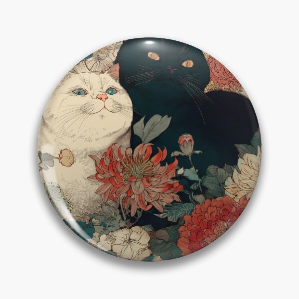 Aperçu de l'œuvre Peinture japonaise kawaii Chat 4 créée et vendue par ukitsuki.