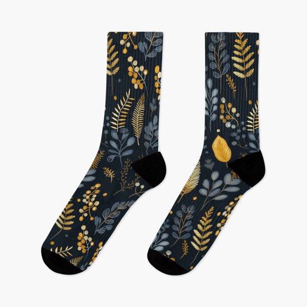 Item preview, Golden Ferns at Midnight designed and sold by CraftedHome.