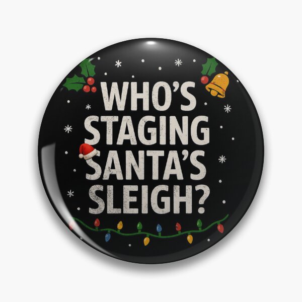 Item preview, Who’s Staging Santa’s Sleigh? Funny Drag Racing Christmas designed and sold by CarantinedChaos.