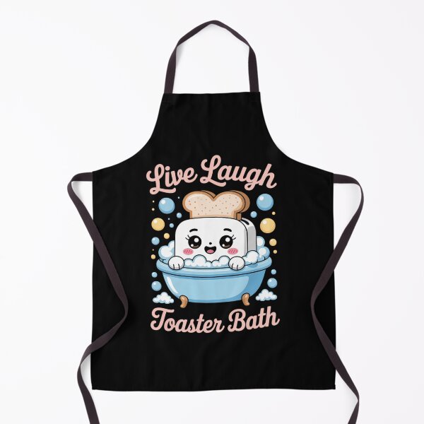 Item preview, Live Laugh Toaster Bath Womens Sarcastic Mental Health Humor designed and sold by PunkNation-Arts.