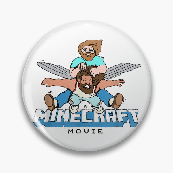 Item preview, Minecraft Movie Flight Duo – Funny Gamer Art Illustration designed and sold by jimikoyallin.