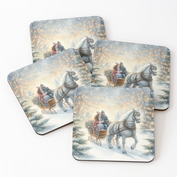 Item preview, Enchanted Sleigh Ride designed and sold by LyssasMindArt.