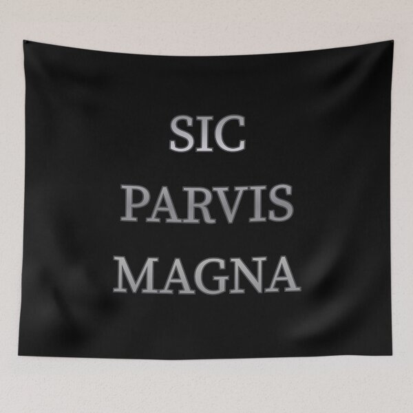 Item preview, Sic Parvis Magna – Latin Quote Minimalist Design designed and sold by GEEK_out.
