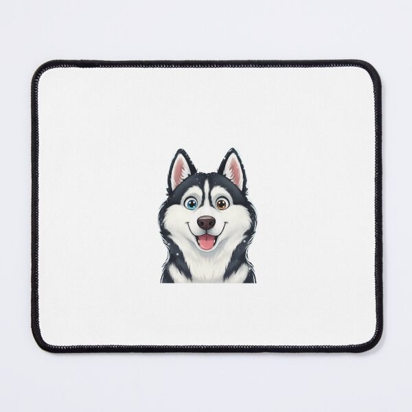 Item preview, Siberian Husky with two colored eyes designed and sold by The Cozy Cauldron.