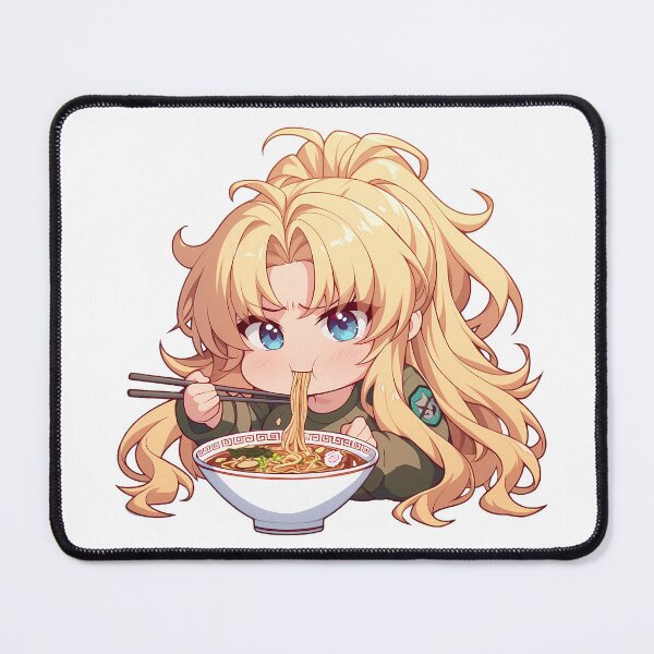 Item preview, Balalaika Black Lagoon Anime Kawaii Chibi Ramen Bowl Cute Noodles designed and sold by Raslbazola.
