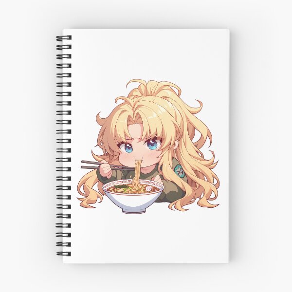 Item preview, Balalaika Black Lagoon Anime Kawaii Chibi Ramen Bowl Cute Noodles designed and sold by Raslbazola.