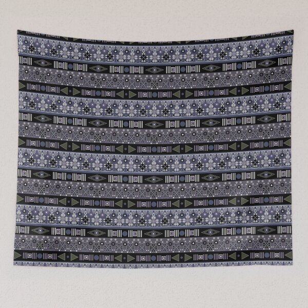 Item preview, Striped, ethnic pattern, patchwork, designed and sold by fuzzyfox.