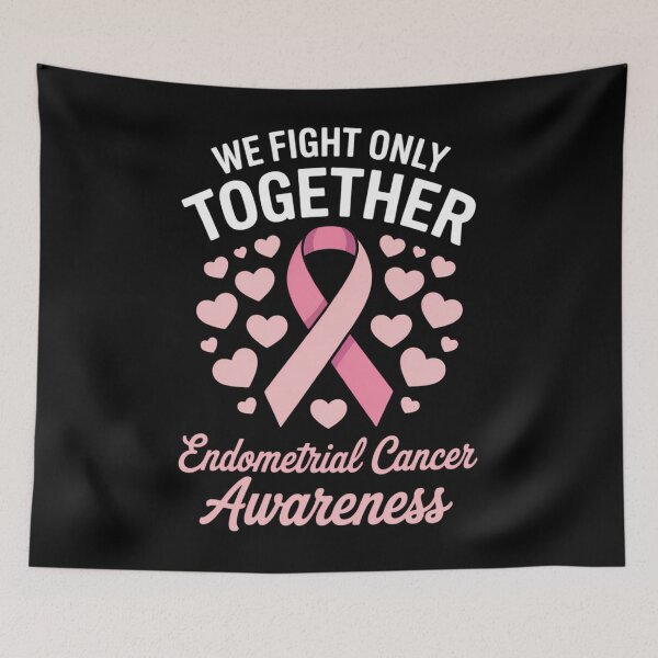 Item preview, Endometrial Cancer Awareness Peach Ribbon  designed and sold by Moon-Ape.