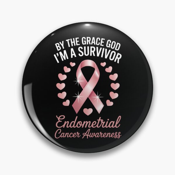 Item preview, Endometrial Cancer Awareness Peach Ribbon  designed and sold by Moon-Ape.