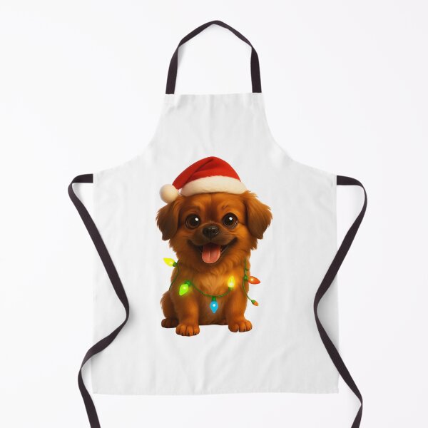 Item preview, Christmas Tibetan Spaniel designed and sold by Sillytoe.