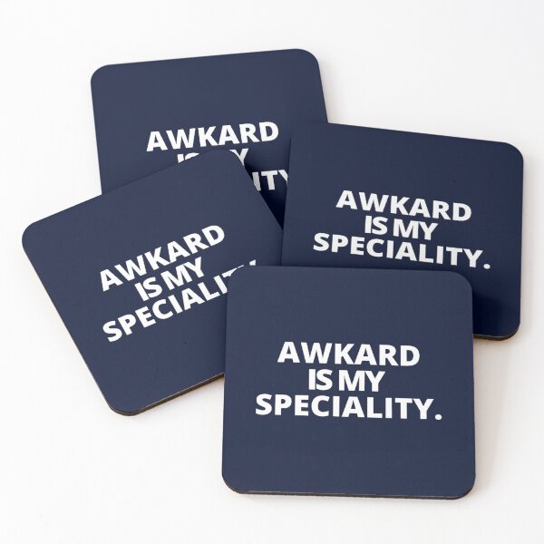 Item preview, Awkward Is My Speciality. Cool Sarcastic  designed and sold by ernestinamurray.