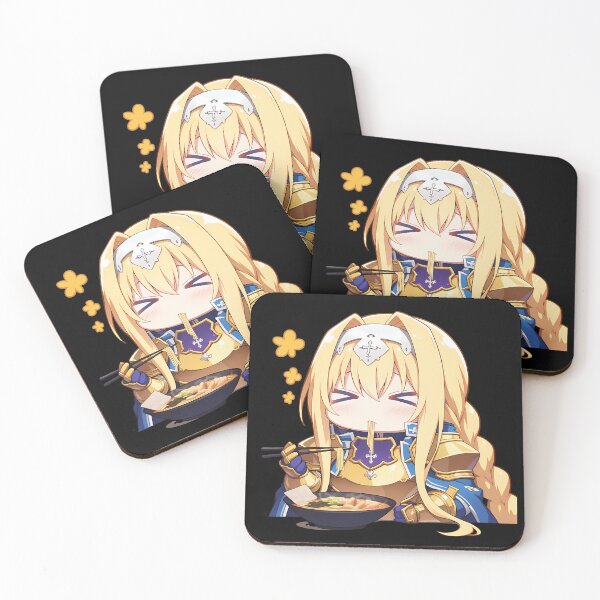 Item preview, Alice Zuberg Sword Art Online Anime Kawaii Chibi Ramen Cute designed and sold by Raslbazola.