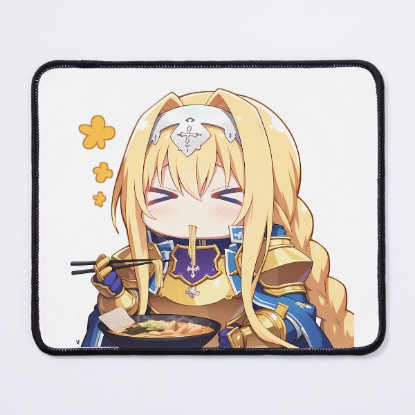 Item preview, Alice Zuberg Sword Art Online Anime Kawaii Chibi Ramen Cute designed and sold by Raslbazola.