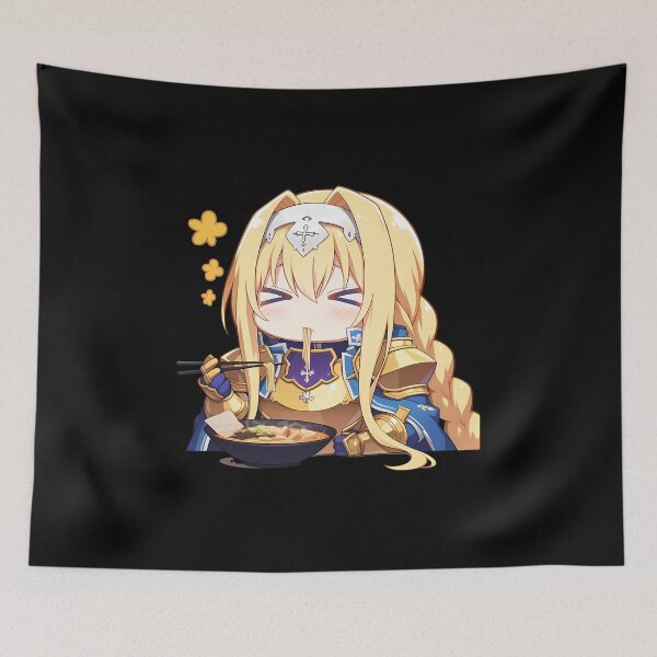 Item preview, Alice Zuberg Sword Art Online Anime Kawaii Chibi Ramen Cute designed and sold by Raslbazola.