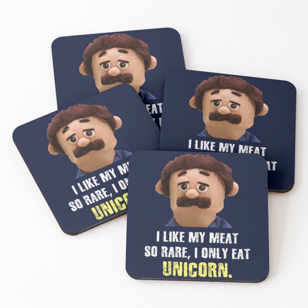 Item preview, Awkward Puppets Diego I Like My Meat So Rare designed and sold by ernestinamurray.