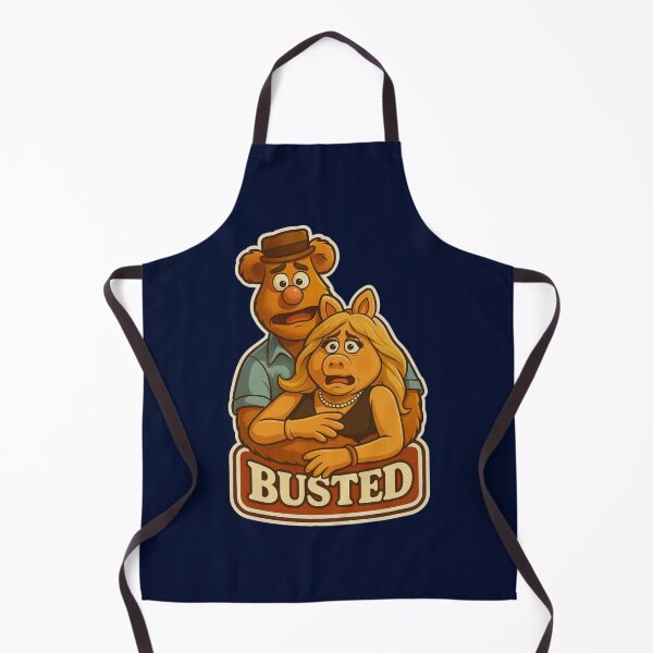 Item preview, Busted – Awkward Puppet Couple Kisscam Moment designed and sold by ernestinamurray.