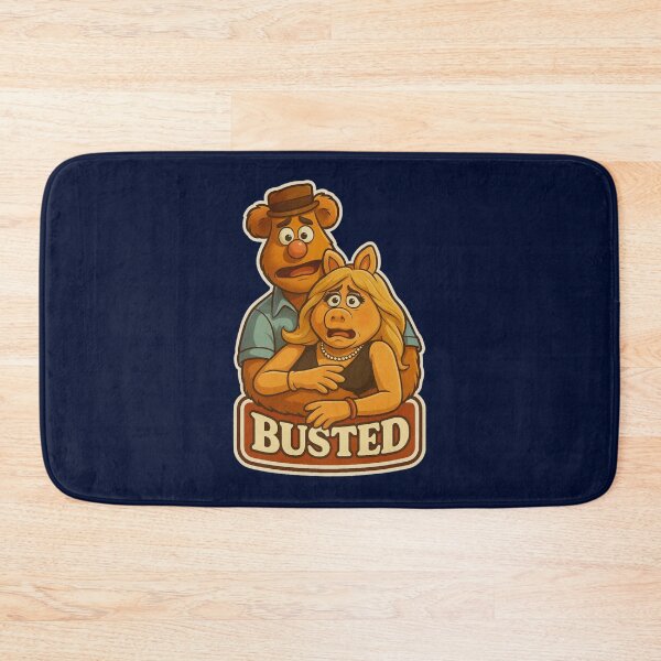 Item preview, Busted – Awkward Puppet Couple Kisscam Moment designed and sold by ernestinamurray.