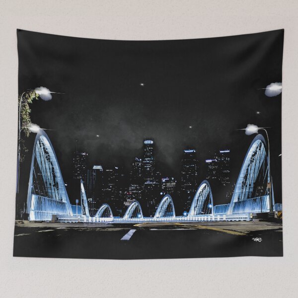 Item preview, City of Angels — Midnight Mist over the Sixth designed and sold by Srphotola.