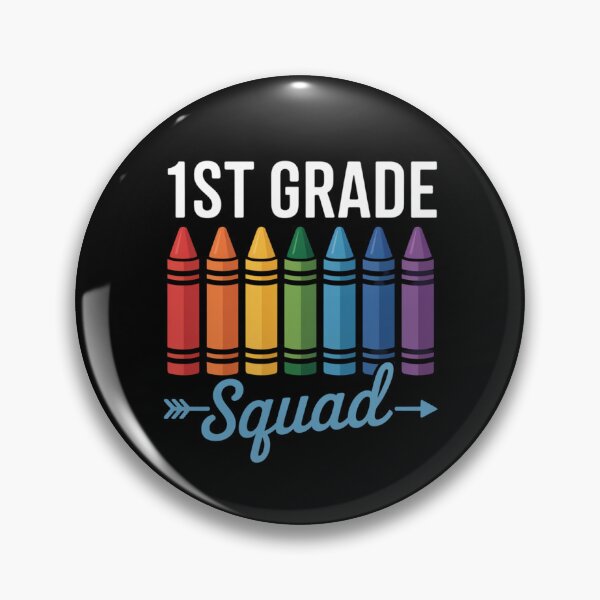 Item preview, 1st Grade Squad Crayon Design designed and sold by Gogetgiggles.