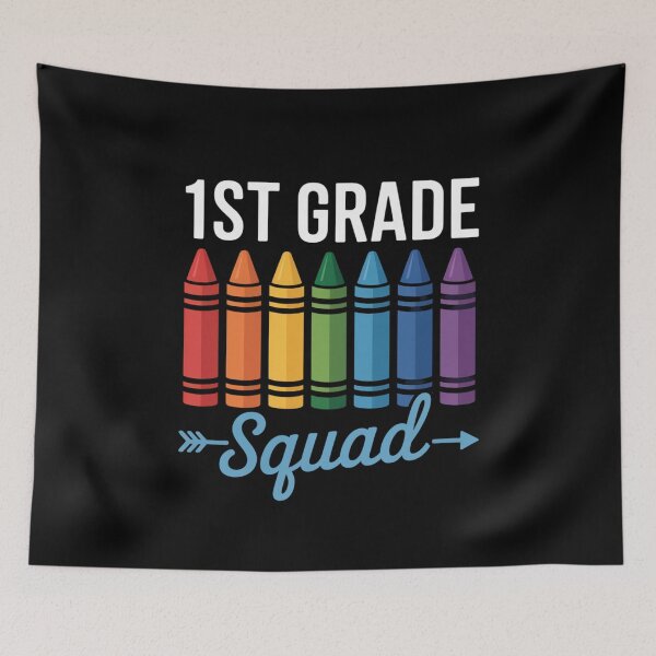 Item preview, 1st Grade Squad Crayon Design designed and sold by Gogetgiggles.