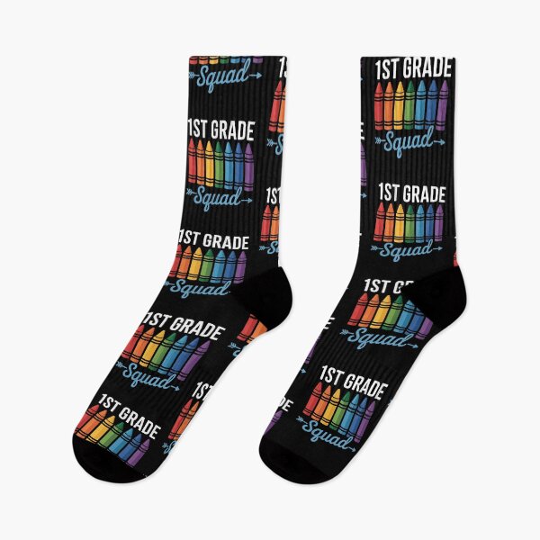 Item preview, 1st Grade Squad Crayon Design designed and sold by Gogetgiggles.