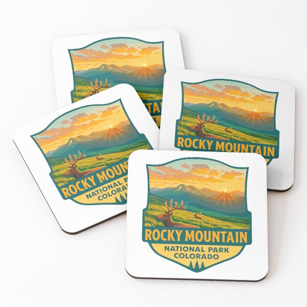 Item preview, Rocky Mountain National Park Colorado Sticker designed and sold by Ismeal Von.