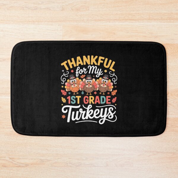 Item preview, Thankful for My 1st Grade Turkeys Thanksgiving Design designed and sold by Gogetgiggles.