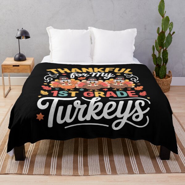 Item preview, Thankful for My 1st Grade Turkeys Thanksgiving Design designed and sold by Gogetgiggles.