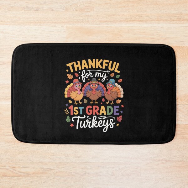 Item preview, Thankful for My 1st Grade Turkeys Thanksgiving Design designed and sold by Gogetgiggles.