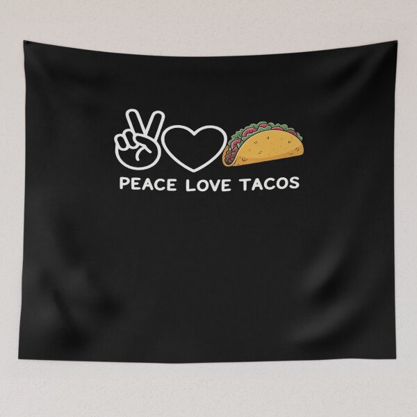Item preview, Peace, Love Tacos Retro Tacos Lover Food Lover designed and sold by FranzFriesen.