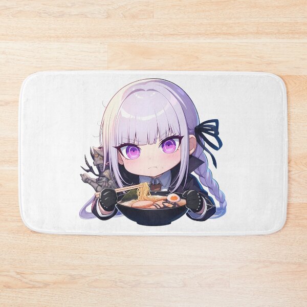 Item preview, Kyoko Kirigiri Danganronpa Anime Kawaii Chibi Ramen Cute Noodles designed and sold by Raslbazola.