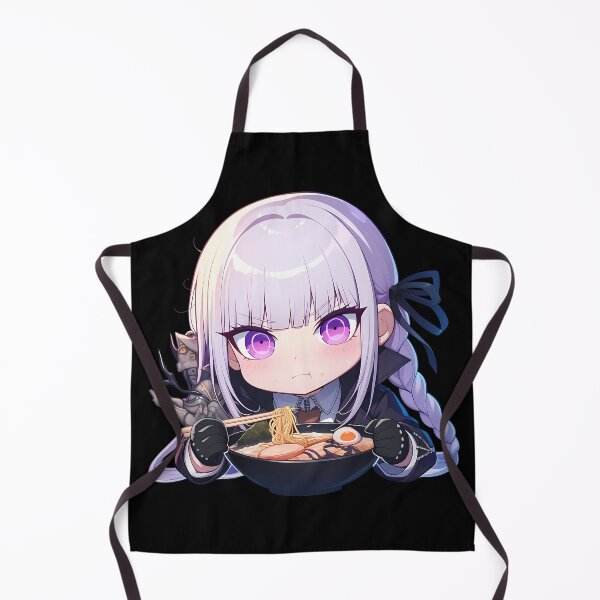 Item preview, Kyoko Kirigiri Danganronpa Anime Kawaii Chibi Ramen Cute Noodles designed and sold by Raslbazola.