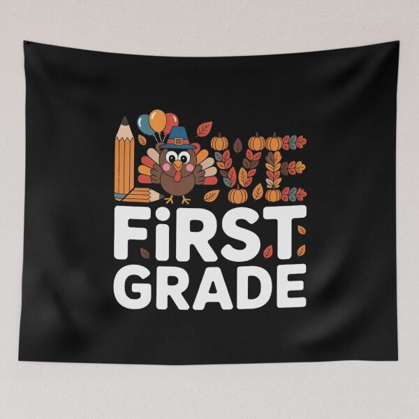 Item preview, Love First Grade Thanksgiving Design designed and sold by Gogetgiggles.